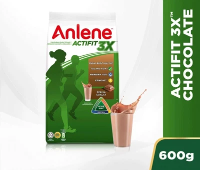 Chocolate Leche en Polvo para Adultos Actifit 3 X Regular Alto Calcio (600 GM X 1) Foto 1 de 4