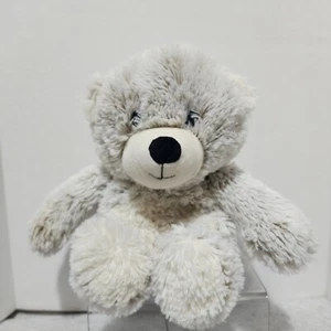 14" Warmies Cozy Plush Teddy Bear Gray Large Therapy Microwavable Heatable Toy - Picture 1 of 7