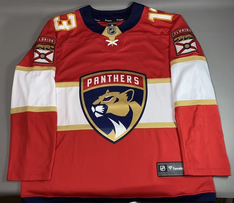 Florida Panthers Fanatics Hockey Jersey NHL Men's L Breakaway #13 No Name | NWOT Cover