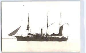 USS Nantucket (1930) RPPC - Vintage Postcard - Picture 1 of 2