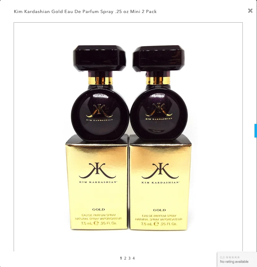 Kim Kardashian Gold 0.25 Oz EDP Mini Perfume for Women