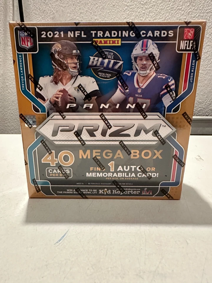BRAND 2021 Prizm Football Mega Box Fanatics Exclusive - Purple Pulsar Fast Ship! - Image 1 of 1