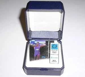 2004 Olympic Games Athens SPONSOR COSMOTE RUNNING Konstandinos Kenteris PIN No2 - Picture 1 of 4