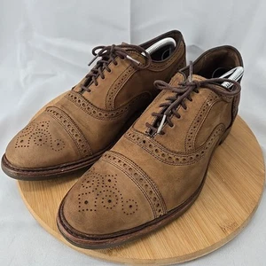Strandmok Cap-toe Oxford with Dainite Rubber Sole Nubuck Suede Size 12.5 4D - Imagen 1 de 10