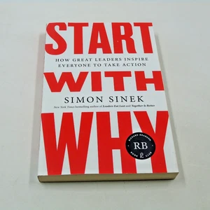 Start With Why By Simon Sinek Note and SIGNED By Richard Branson Book Club Edit - Picture 1 of 13
