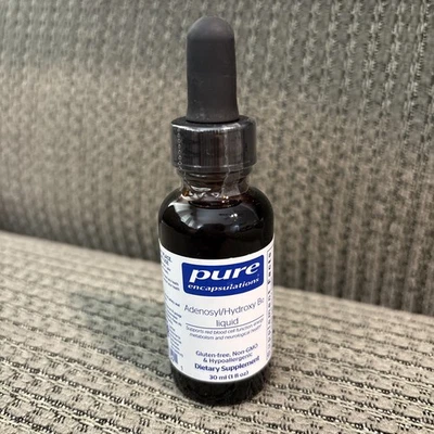 Líquido Pure Encapsulations Adenosil/Hidroxi B12 30 ml Apoya la Energía Sangre Roja Foto 1 de 4