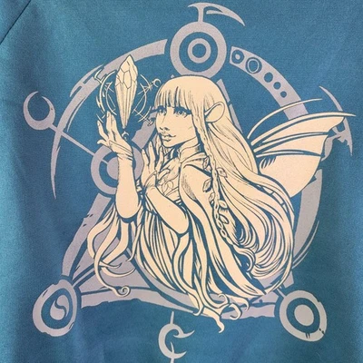 Lootwear Womens 3XL Dark Crystal Teal Poncho Cape Fleece Lined Loot Crate Top - Image 1 of 4