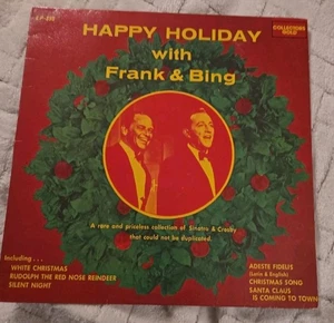 Happy Holiday W/ Frank Sinatra & Bing Crosby VINYL LP ALBUM 1977 COLLECTORS GOLD - Picture 1 of 3