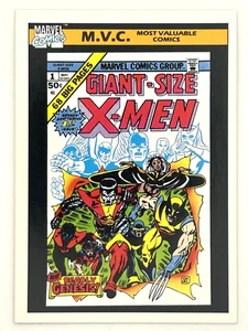 1990 Impel Marvel Universe - Giant-Size X-Men #1 Most Valuable Comic #132 - Bild 1 von 2
