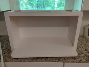 Hampton Bay Alpine White Plywood Microwave Cabinet - Picture 1 of 8
