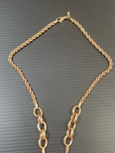 "Collar bronce milor italia diseñador moda 35"" largo" - Imagen 1 de 7