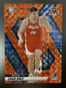 2024-25 Panini Mosaic Zach Edey Rookie RC #14 Orange Reactive Prizm /249 - Bild 1 von 2
