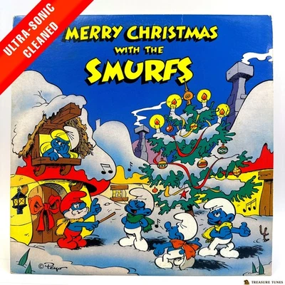 The Smurfs – Merry Christmas With The Smurfs Vinyl (LP, Stereo) - Image 1 of 4