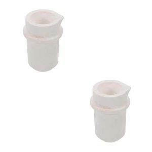  2pcs Quartz Crucible: High Temperature Resistant Melting Cup - 0.5kg Quartz - Picture 1 of 12