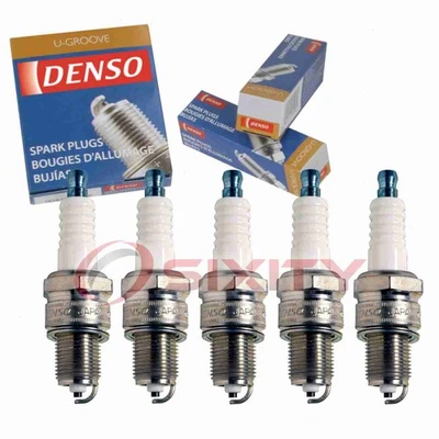 5 bujías Denso estándar ranura en U para Audi 5000 1978-1987 2,2 L L L5 fc Foto 1 de 4