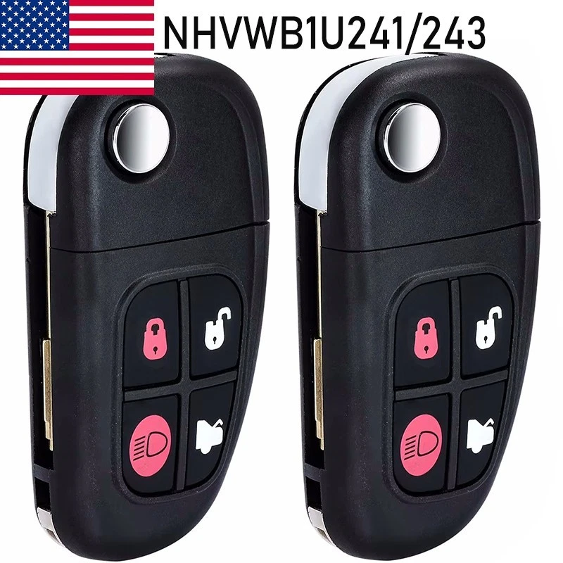 2 Repuestos Para 2002 2003 2004 2005 2006 2007 2008 Jaguar X-Type XTYPE Llavero Foto 1 de 1