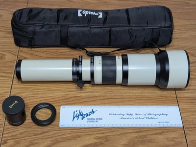 Opteka 650-1300mm + 2× (to 2600mm) Telephoto w/ Opteka T2-EF Adapter Canon - Image 1 of 4