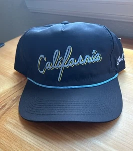 Neu! Bad Birdie Mütze Kappe California Druckknopflasche schwarz Performance Golf Vogel Logo - Bild 1 von 4