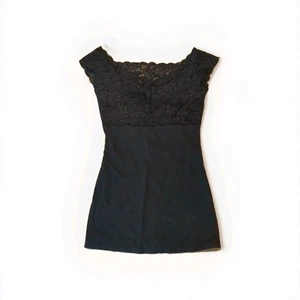 Eyeshadow Lace Tank Top Black Womens Small Whimisgoth Y2K Floral - Picture 1 of 7