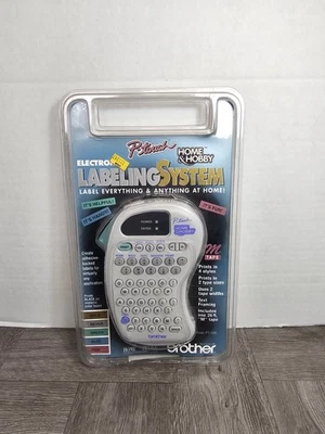 Brother 1996 P-Touch Home & Hobby PT100 Battery Label Handheld Labeling System - Image 1 of 2