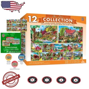 Alan Giana Volkskunst Puzzle 12er-Pack Produktbündel - umweltfreundlich recycelt Partner... - Bild 1 von 11