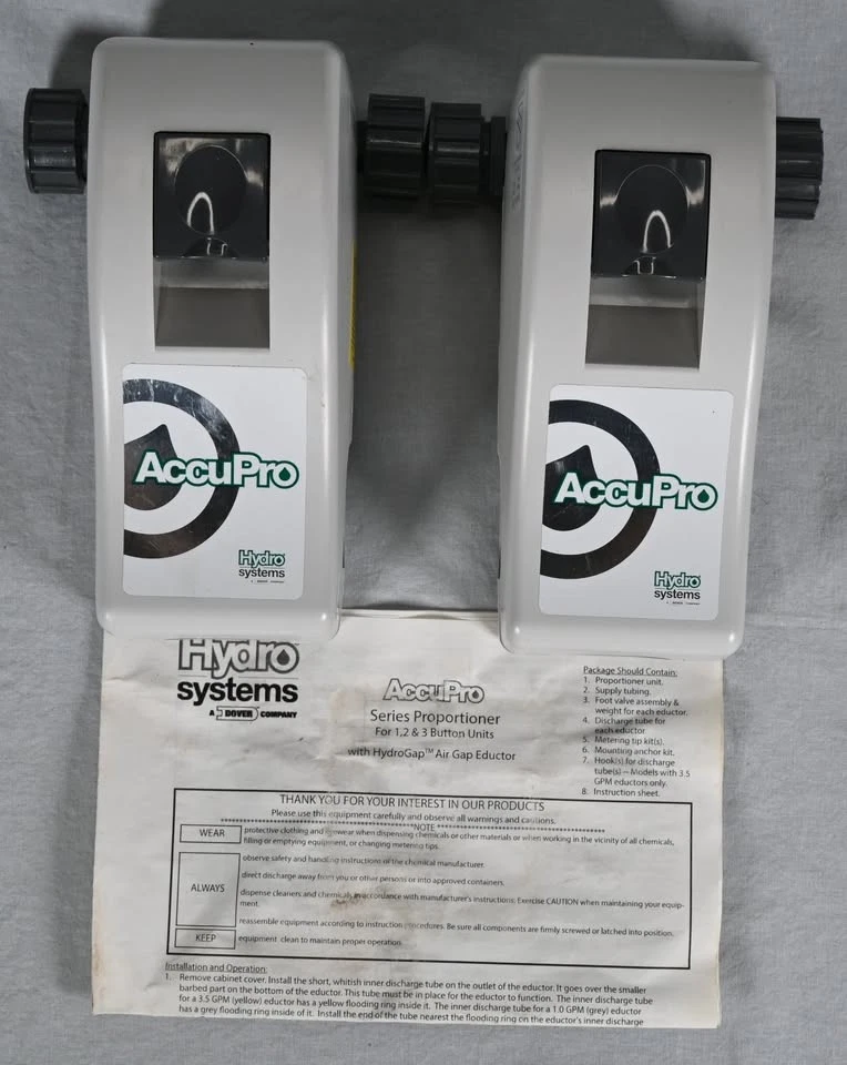 Set of (2) NEW Hydro AccuPro Single Product Dispensers - Image 1 of 2