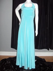 J CREW WOMEN DRESS BLUE SILK GOWN LINED SIZE 6 SEXY PROM CRUISE WEDDING $995 NEW - Picture 1 of 5
