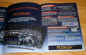 Yaesu FT710 Yaesu Factory Broszura 4 strony Specyfikacje kolorów dla Yaesu FT710 - Zdjęcie 1 z 6