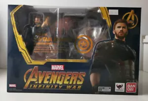 Bandai Tamashii Nations SH Figuarts Marvel Avengers Infinity War Captain America - Picture 1 of 8