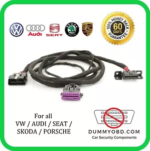 VW / AUDI / SKODA dummy OBD port relocation extension anti-theft protection - Picture 1 of 2