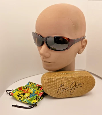 Gafas De Sol Maui Jim MJ110-10 Navigator 60/13/125 Marco De Tortuga Con Funda - Imagen 1 de 4