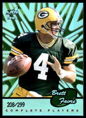1999 Pacific Aurora #4 Brett Favre FOOTBALL Green Bay Packers - Image 1 of 2