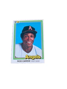 Rod Carew 1981 Donruss #169 California Angels - Picture 1 of 2