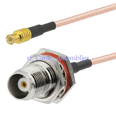 MCX male to TNC female Adapter RF pigtail cable RG316 15cm for Wireless Antenna - Image 1 of 4