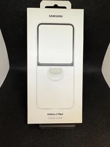 NEW - Samsung Silicone Case for Samsung Galaxy Z Flip6 - CLEAR - Picture 1 of 2