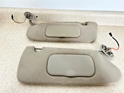 Juego de parasol Dodge Grand Caravan 2001-2007 para conductor y pasajero diestro y derecho OEM bronceado Foto 1 de 4