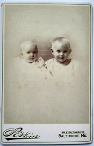 1890s Chestertown Maryland Inez Russell Elizabeth Thibodeau Vtg Cabinet Photo