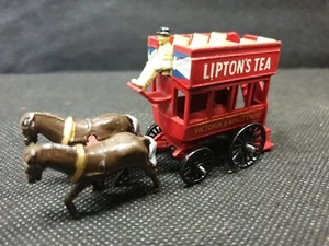 Matchbox Lesney Horse Bus Liptons Tea 1959 Vintage Diecast 80mm - Picture 1 of 4