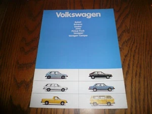 1981 VW Dasher Scirocco Rabbit Bus Campmobile Sales Brochure - - Picture 1 of 6