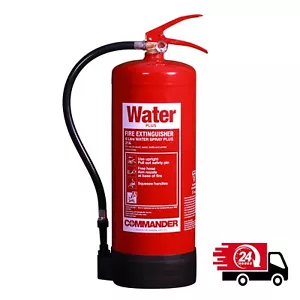 6 Litre Water Fire Extinguisher CE Kitemarked, Bracket, 6Ltr, 5 Year Warranty - Picture 1 of 2