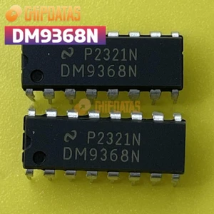2PCS  National Semiconductor DM9368N DIP-16 IC 100% Quality - Picture 1 of 1
