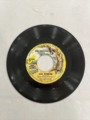 RAY STEVENS THE STREAK/ YOU'VE GOT THE MUSIC INSIDE 7" VINYL RECORD 45 RPM - Image 1 of 4