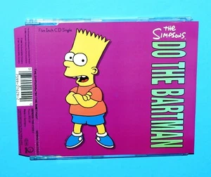 THE SIMPSONS BART SIMPSON DO THE BARTMAN---GERMAN PRESSED MAXI-SINGLE w/ REMIXES - Picture 1 of 3