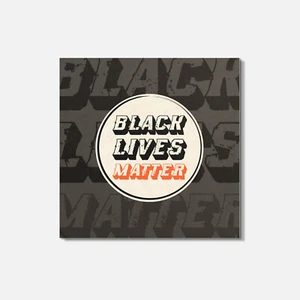 Montaña rusa cuadrada de madera Black Lives Matter I Cant Breathe 4"" X 4 - Imagen 1 de 3