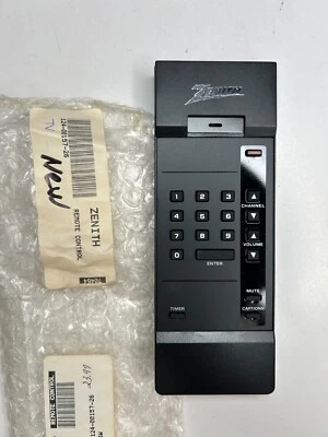 Zenith 124-157-26 TV Remote Control, OEM NOS for H2057DT H2056W H2055LG H2051W + - Image 1 of 3