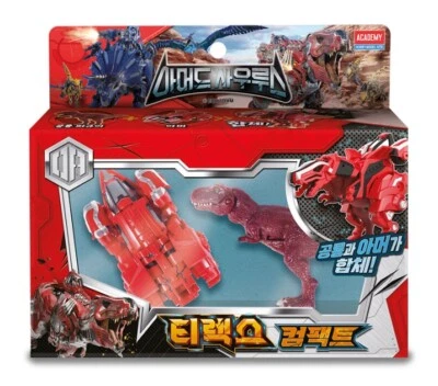 Academy Armored Saurus T.REX Compact Dinosaur Transform Action Figure Toy - Image 1 of 4