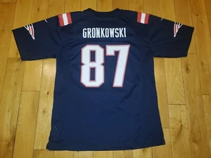 2017 Nike Color Rush Rob Gronkowski NEW ENGLAND PATRIOTS Youth NFL Team JERSEY L - Picture 1 of 17