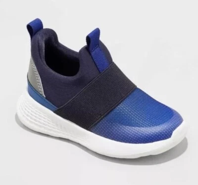 Zapatillas sin cordones grises para niños pequeños azules - Cat & Jack - TALLA 5 Foto 1 de 4