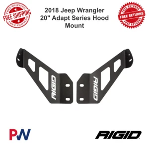 Rigid Industries 41665 | 20" Adapt Series Hood Mount For 2018 Jeep Wrangler JL - Picture 1 of 12