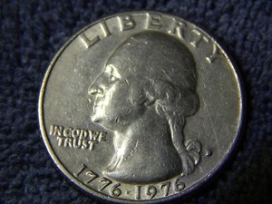 1776-1976 D US Bicentennial Quarter, Rare With Filled D MINT MARK - Picture 1 of 11